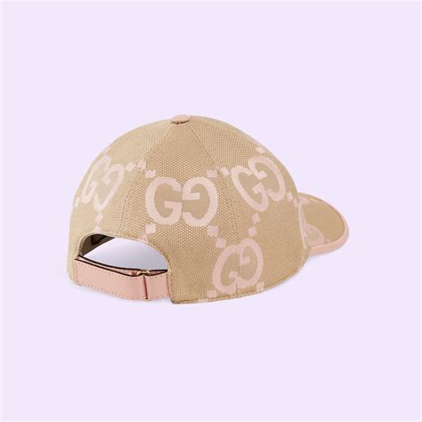 Casquette en toile GG en rose 